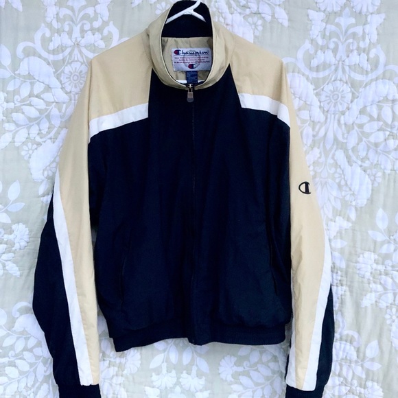 gold champion windbreaker
